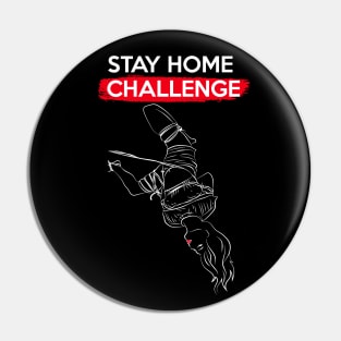 Stay Home Challenge Shibari Pin