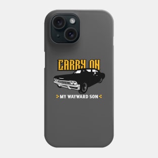 Supernatural Carry On My Wayward Son Baby Phone Case