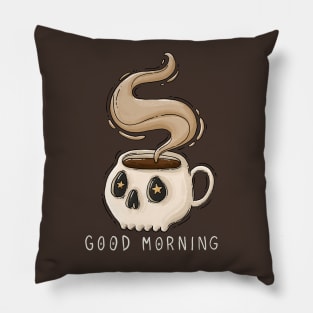 Good Morning Coffee Pillow