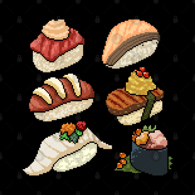 Pixel Sushi by Mako Design 