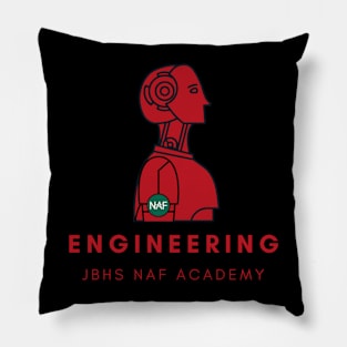 JBHS Engineering Academy FRONT art Pillow