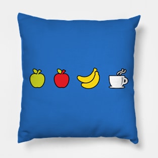 Mela mela banana caffè Pillow