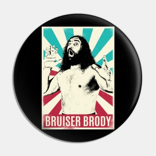 Vintage Retro Bruiser Brody Pin