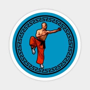 Kung Fu Monk Magnet