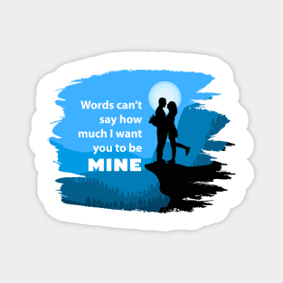 cute couple Magnet