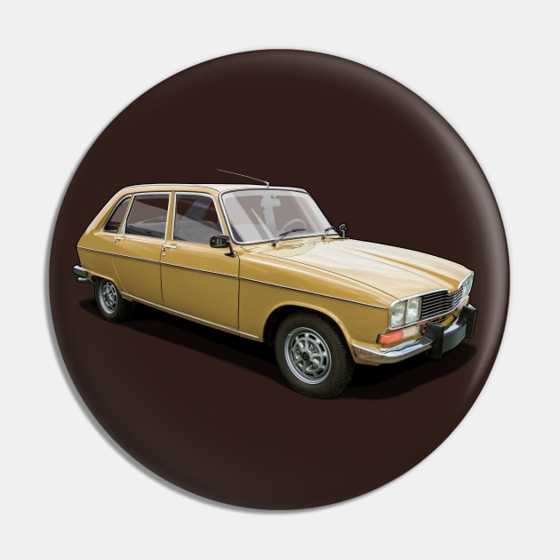 1973 Renault R16 TX in gold Pin by candcretro