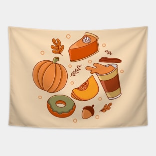 Pumpkin Spice Tapestry