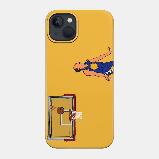 Steph Curry No-Look Celebration - Steph Curry - Phone Case