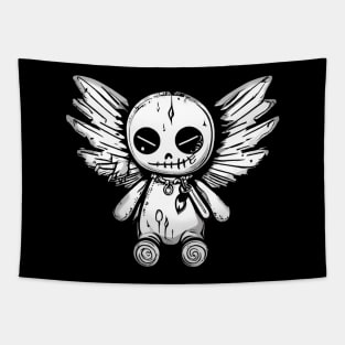 AI Art | Emo Voodoo Doll Tapestry