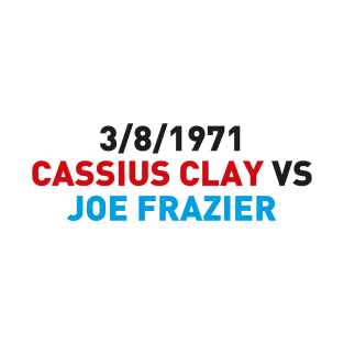 Cassius Clay vs Joe Frazier 1971 T-Shirt