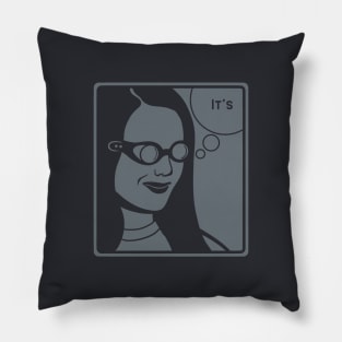 It's Wednesday my dudes for meme lovers in gray ink Pillow