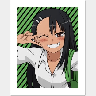  Ijiranaide Nagatoro-san Anime Posters（2） Canvas Poster Bedroom  Decor Sports Landscape Office Room Decor Gift Frame:  Frame:12x18inch(30x45cm) : Hogar y Cocina