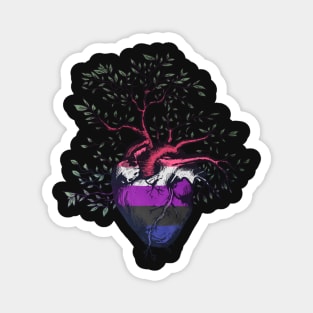 Genderfluid Heart Tree of Life Magnet