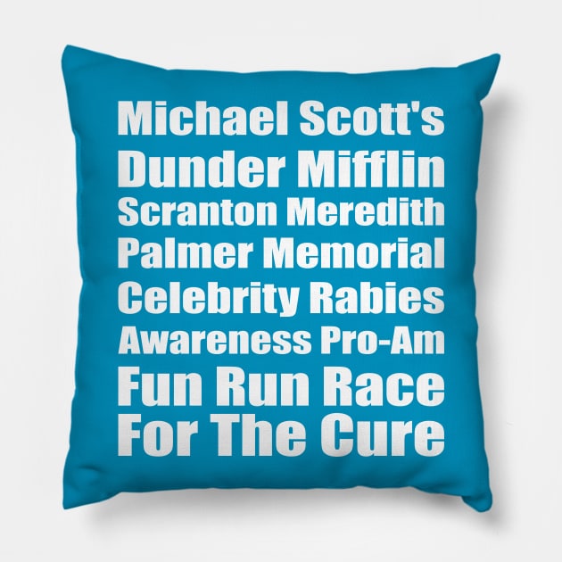 Fun Run Race For the Cure Pocket Pillow by MoustacheRoboto