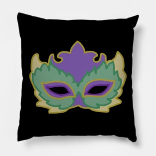 Mardi Gras Mask Pillow