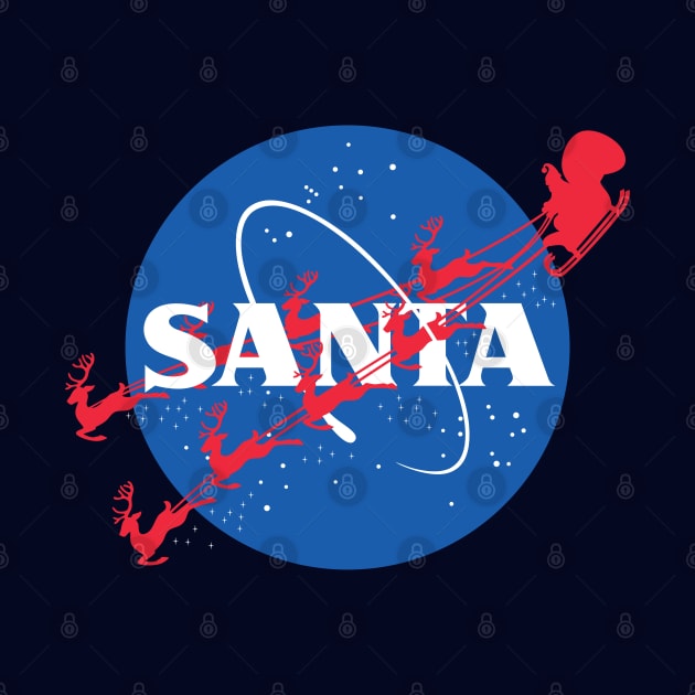 Santa Claus Reindeer Sleigh Christmas Logo Parody by BoggsNicolas