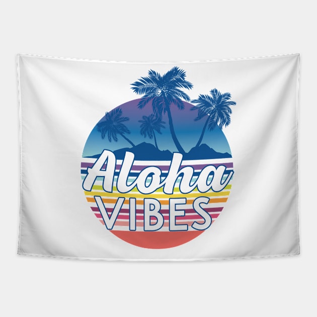 Aloha Vibes Tapestry by Blister