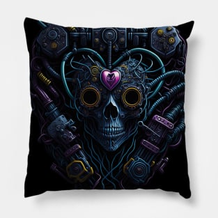 Cyborg Hearts Pillow