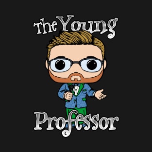 Young Professor Turtle Blue T-Shirt