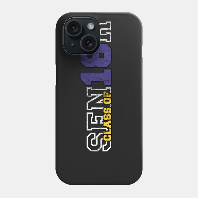 Senior Class of 2018 - High School College Graduate Phone Case by joshp214