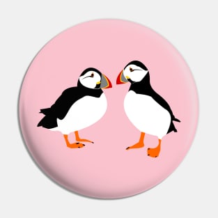 Farne Island puffins Pin