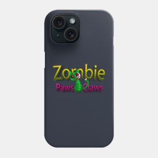 Cat Paws & Claws: Halloween meow Prints funny zombie Phone Case