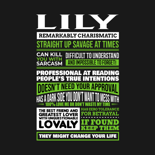 Lily by Guitar Hero-Typography 