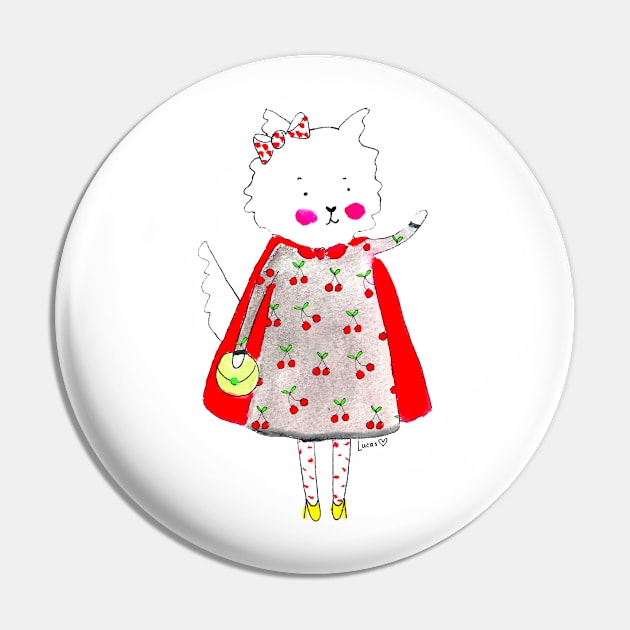 Frau Lina the Dog Pin by Lady Lucas