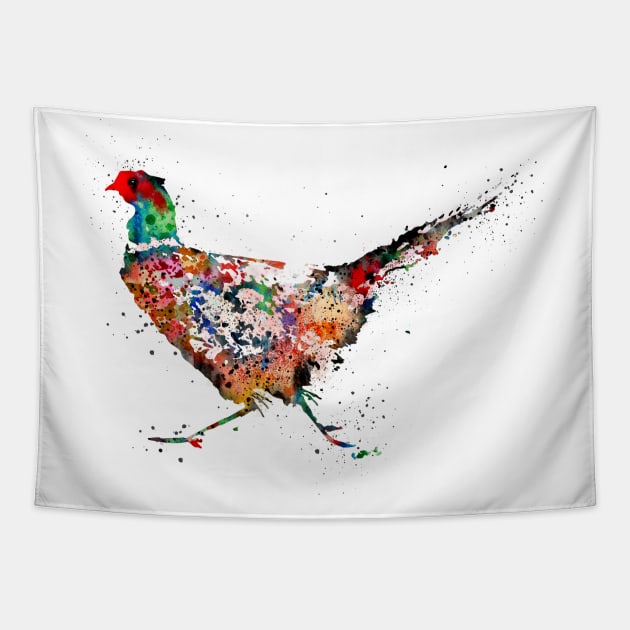 Pheasant Tapestry by RosaliArt