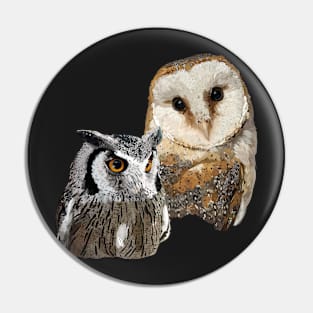 Autillo and Owl Pin