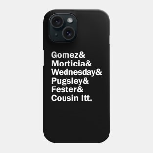 Funny Names x The Addams Family Phone Case