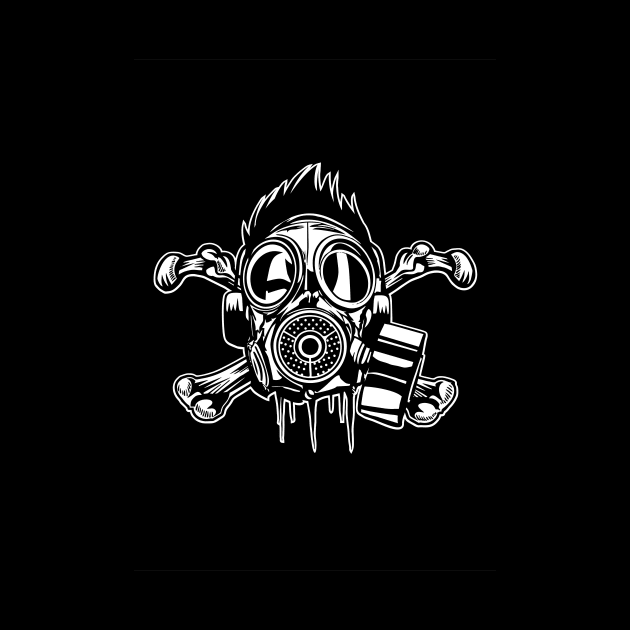 Cross Bones Gas Mask by SEspider