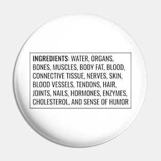 Ingredients of a Human: Sense of Humor Pin