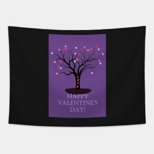 Valentine Tree Card Tapestry