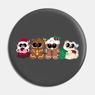 Sweet Cute Christmas Pets Pin