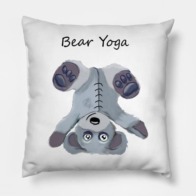 Bear Yoga Pillow by msmart