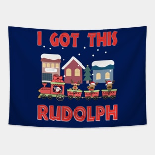 I got this Rudolph Tapestry