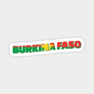 Burkina Faso Vintage style retro souvenir Magnet