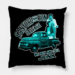 Sanford and Son Salvage Worn Truck Pillow