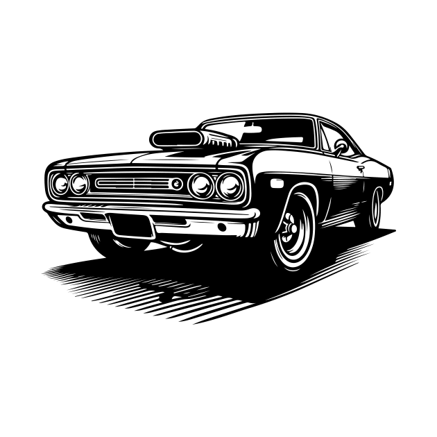 American Muscle Car by raventink