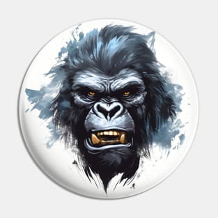 Gorilla face Pin