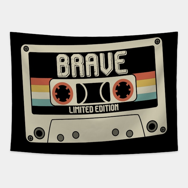 Brave - Limited Edition - Vintage Style Tapestry by Debbie Art