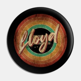 Lloyd Vintage Circle Art Pin