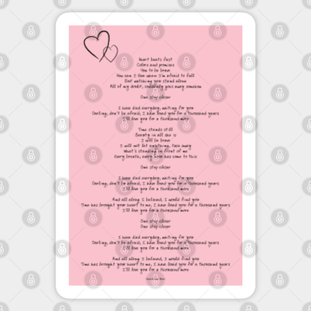 Love Song Lyrics For Everything I Do I Do It For You Bryan Adams