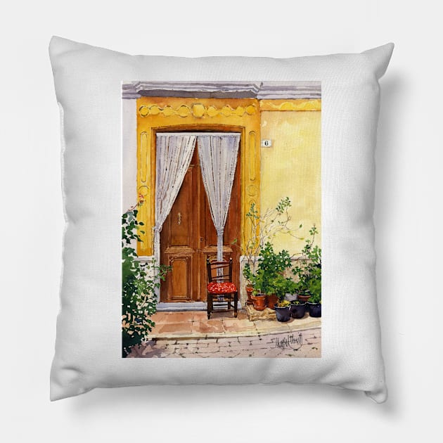 Casa Señorial de Terque Pillow by margaretmerry