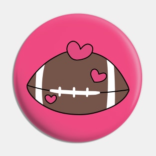 Football Love Pin