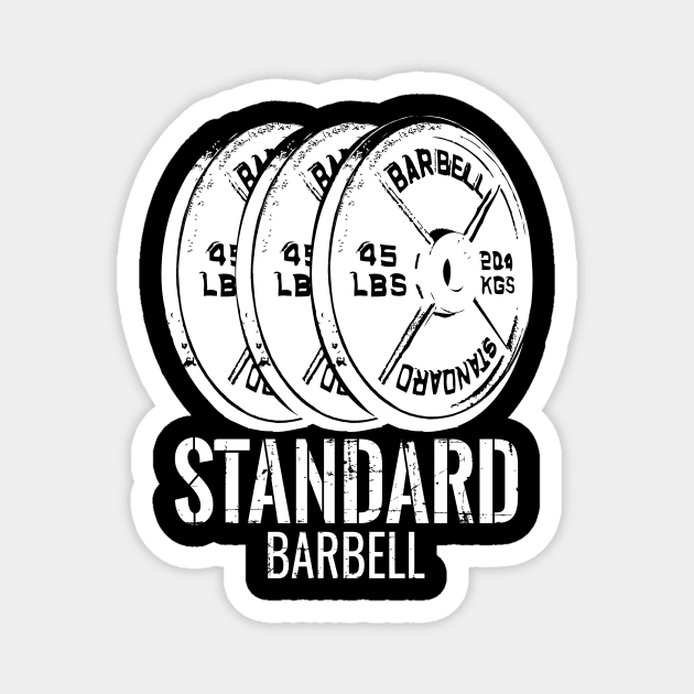 Standard Barbell Magnet by PowerliftingT