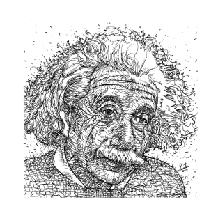 ALBERT EINSTEIN - ink portrait T-Shirt