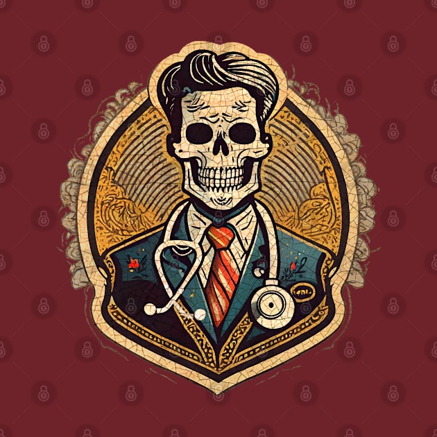 Skeleton Dead Doctor by Midcenturydave