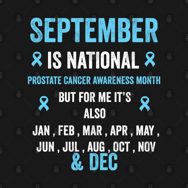 prostate cancer awareness - September prostate cancer awareness month by Merchpasha1